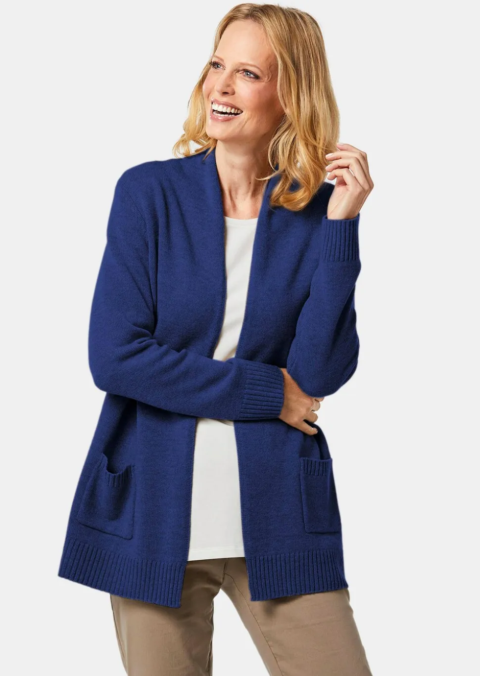 Cardigan. Laine de mérinos