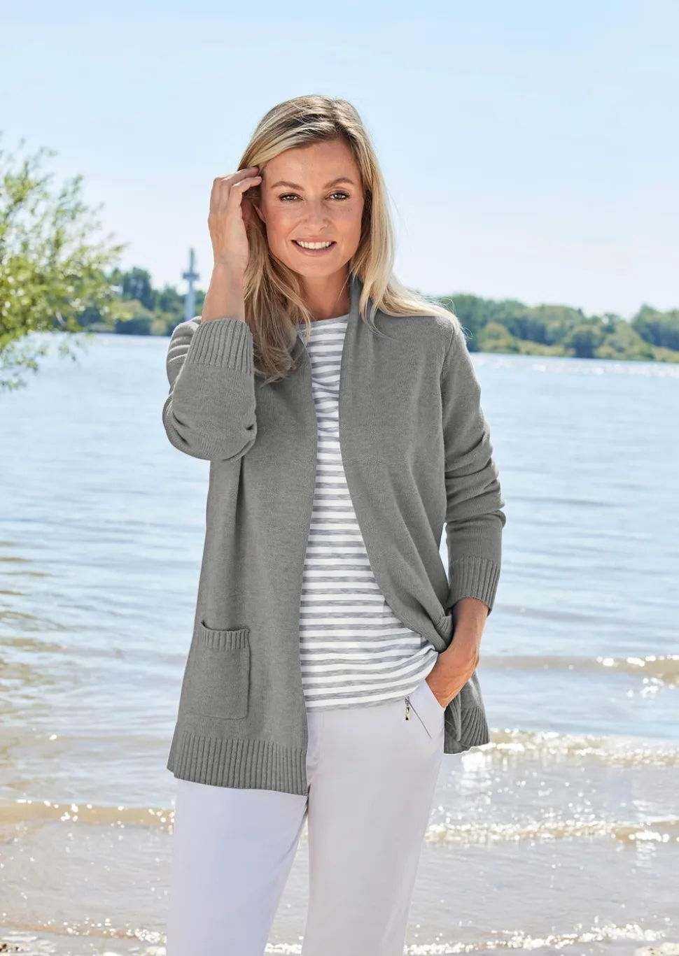 Cardigan. Laine de mérinos