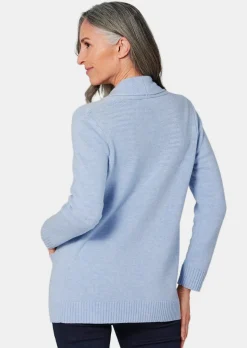 Cardigan. Laine de mérinos