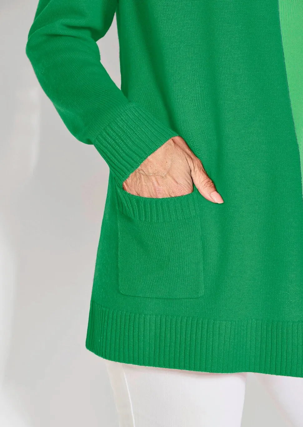 Cardigan. Laine de mérinos