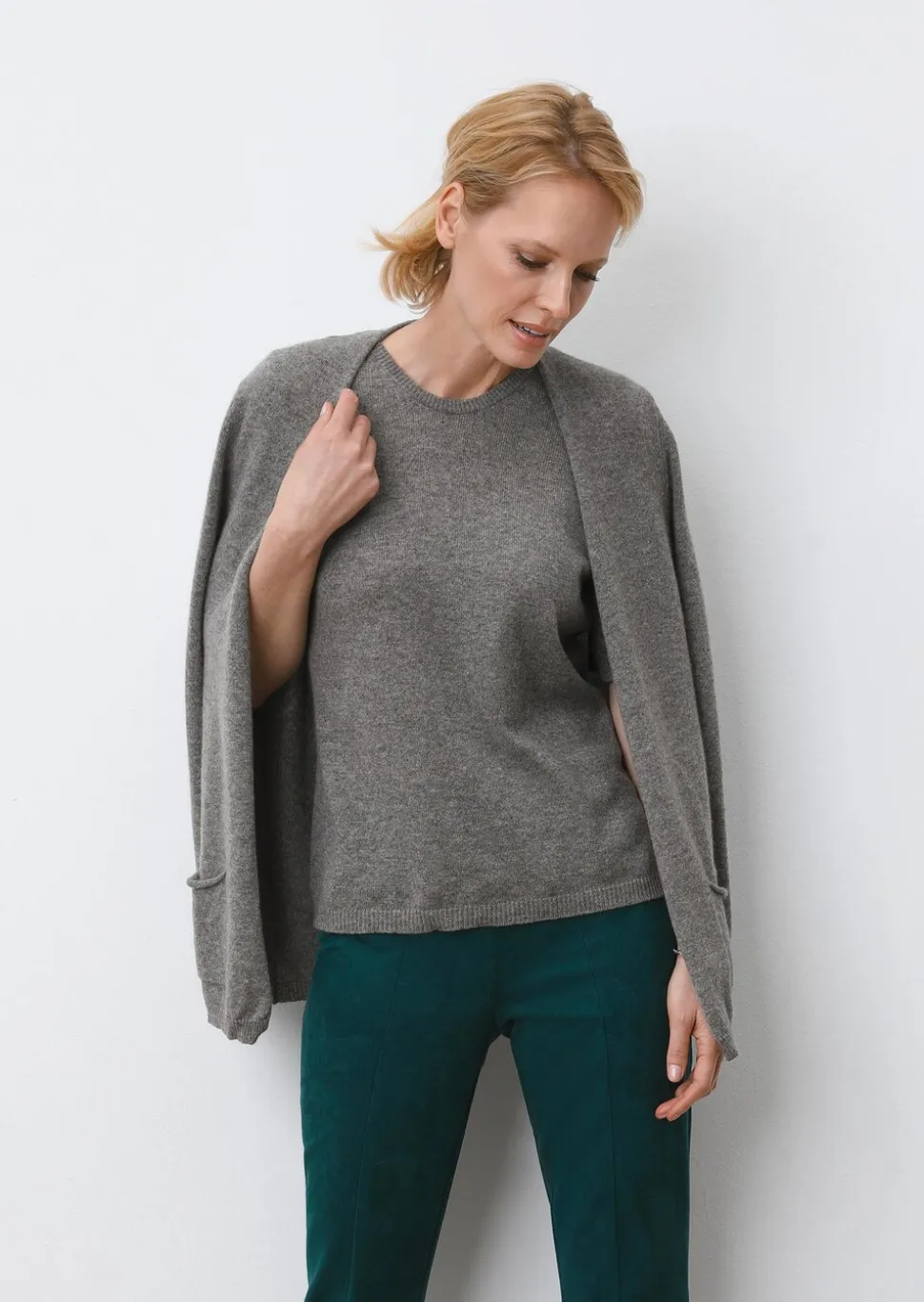 Cardigan long en cachemire