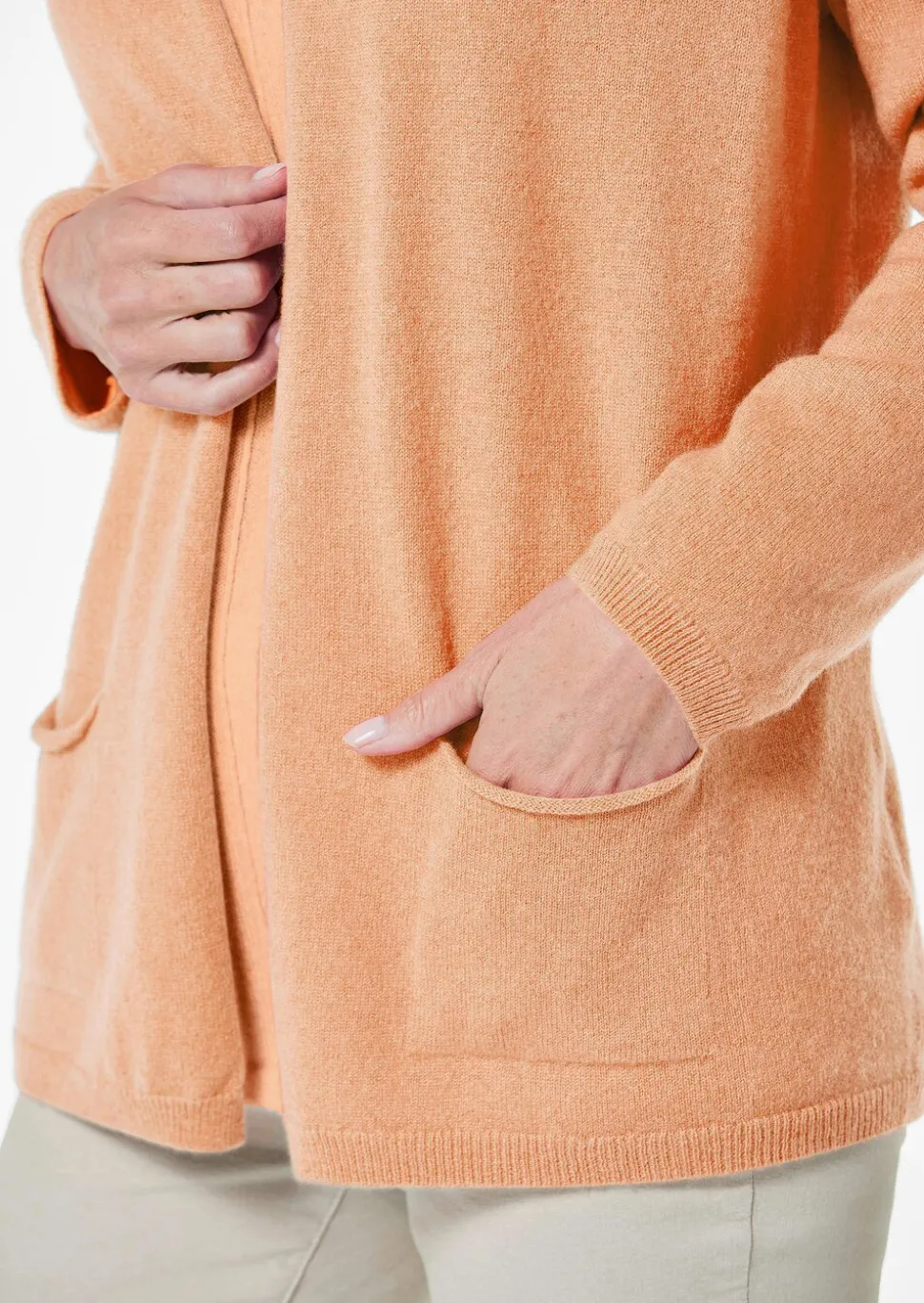Cardigan long en cachemire