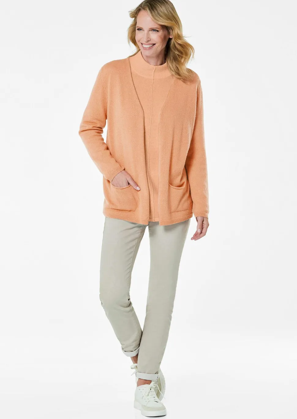 Cardigan long en cachemire