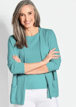 Cardigan long en cachemire