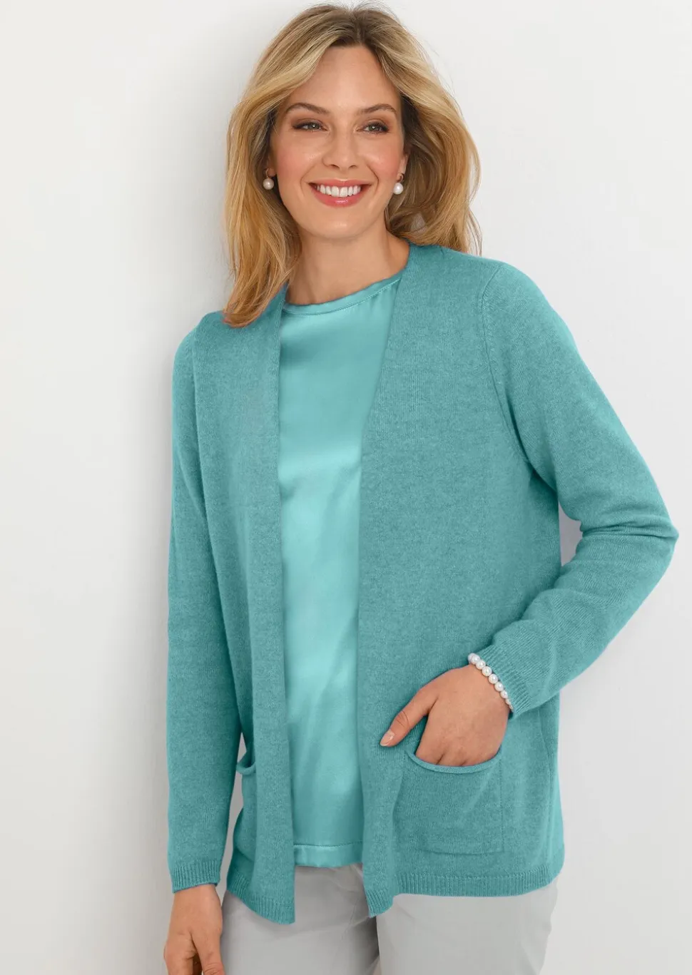 Cardigan long en cachemire