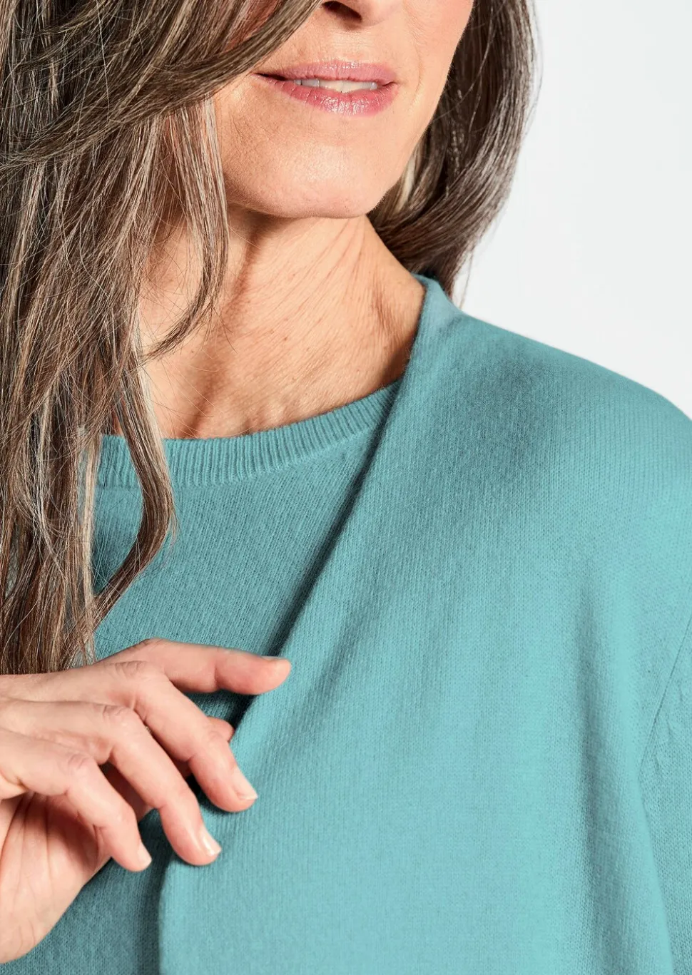 Cardigan long en cachemire