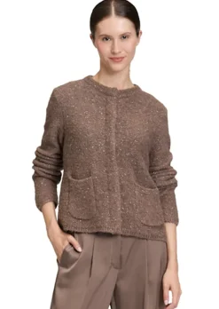 Cardigan moelleux avec fil brillant