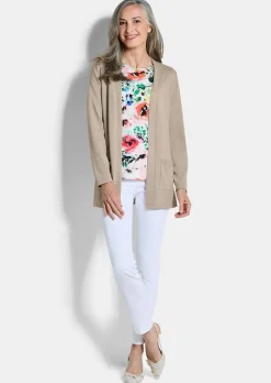 Cardigan sans fermeture en COTTAMIRA