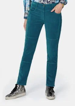 Ce pantalon en velours LOUISA