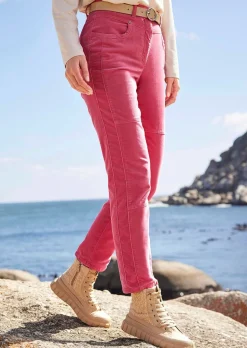 Ce pantalon en velours LOUISA