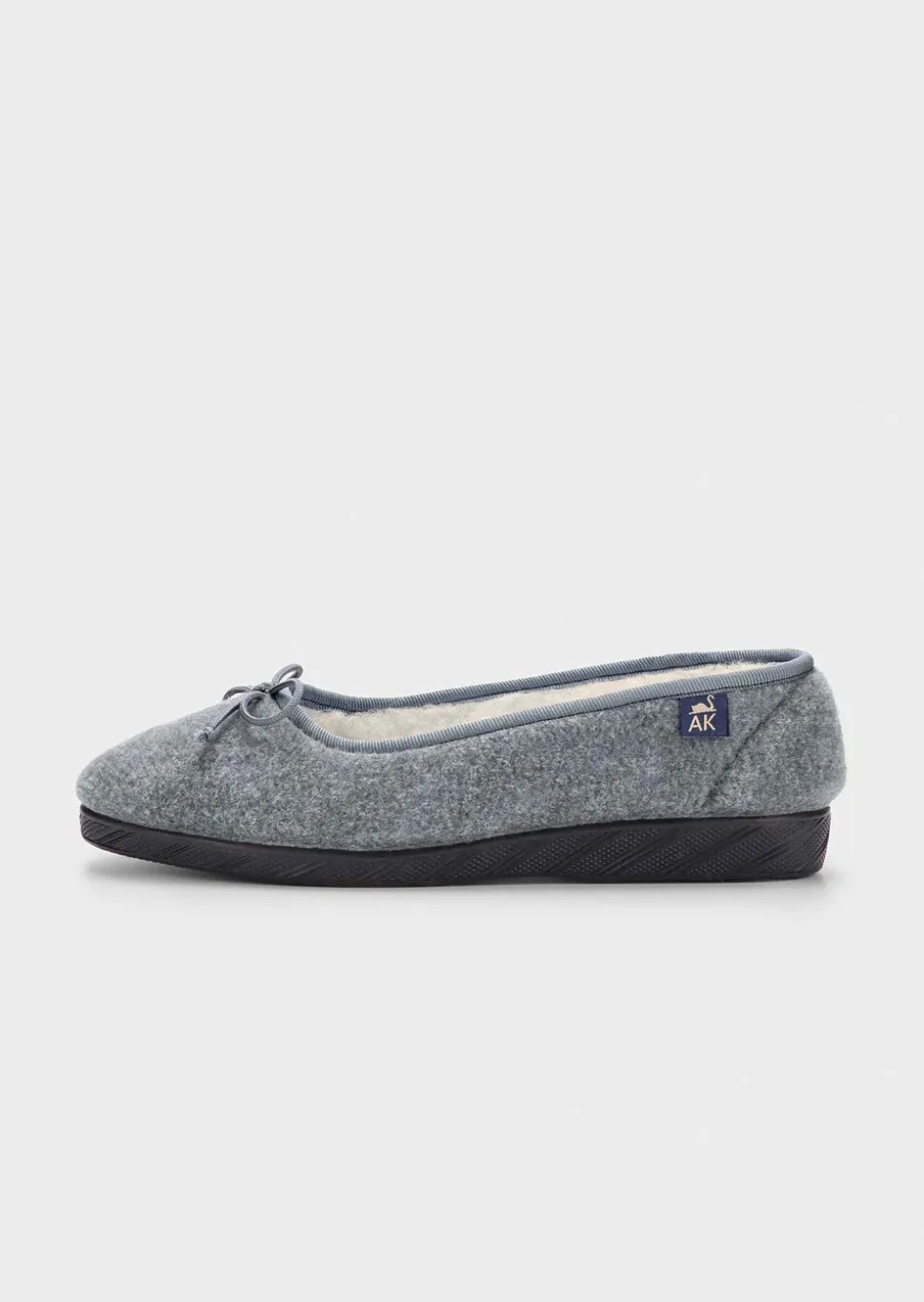 Chaussons ballerines en laine vierge