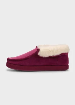 Chaussons en peluche avec laine vierge