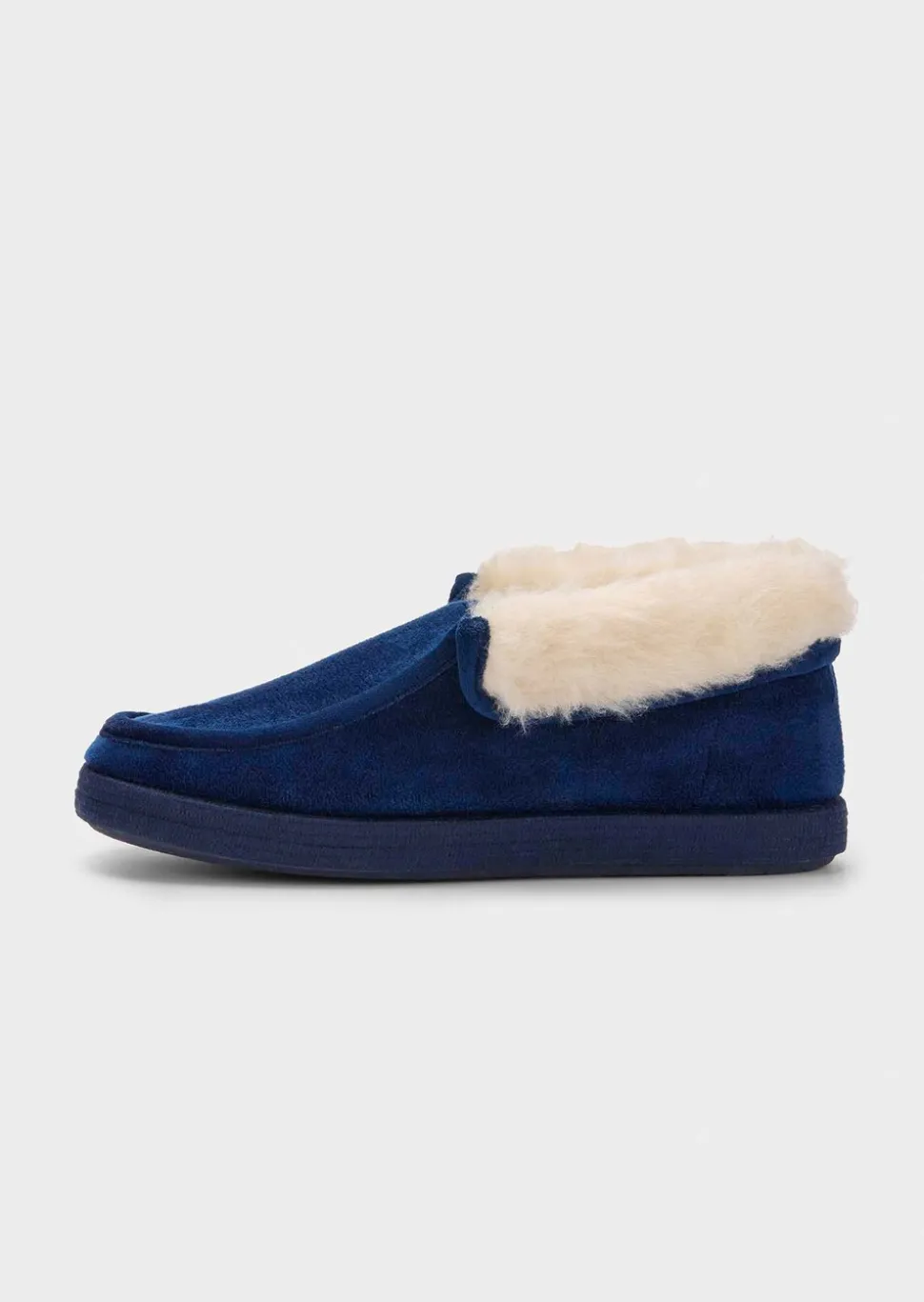 Chaussons en peluche avec laine vierge