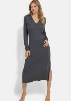 Chemise de nuit au brillant soyeux