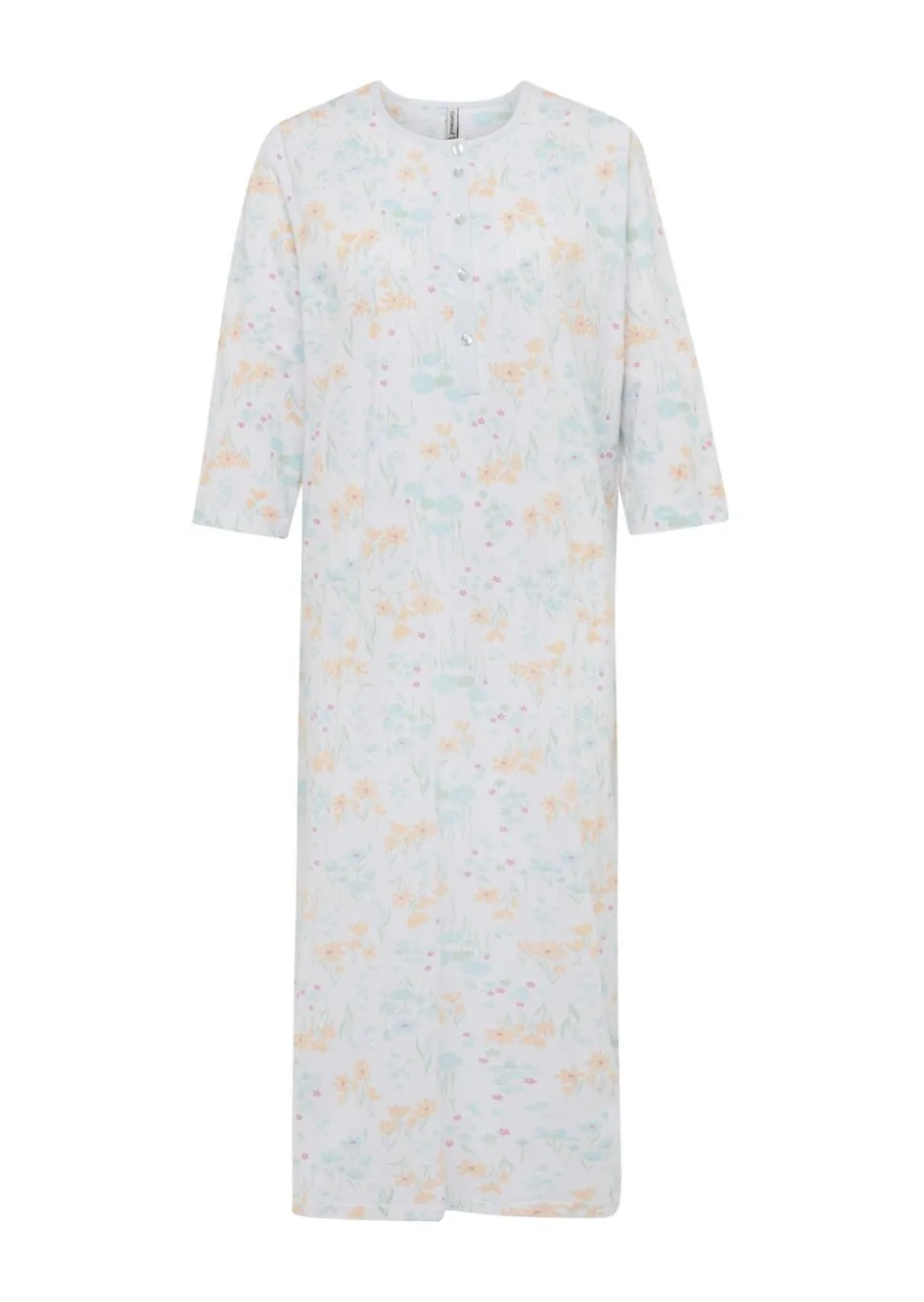 Chemise de nuit en coton à manches courtes