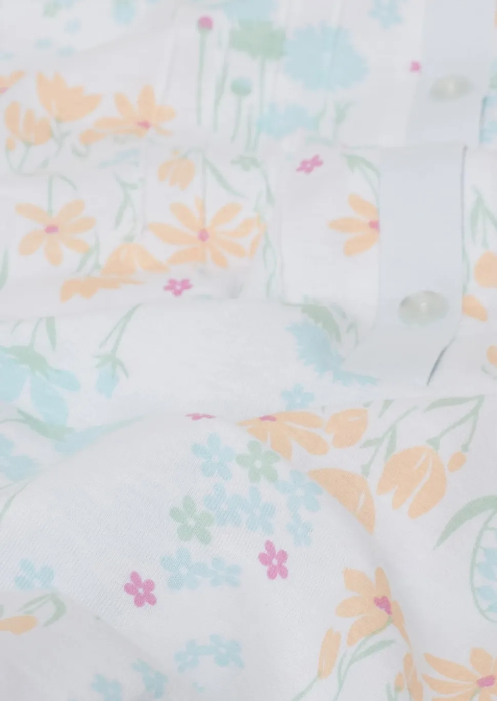 Chemise de nuit en coton à manches courtes