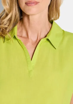 Chemisier avec col chemise ouvert