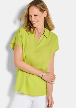 Chemisier avec col chemise ouvert
