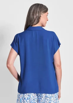 Chemisier avec col chemise ouvert