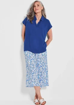 Chemisier avec col chemise ouvert