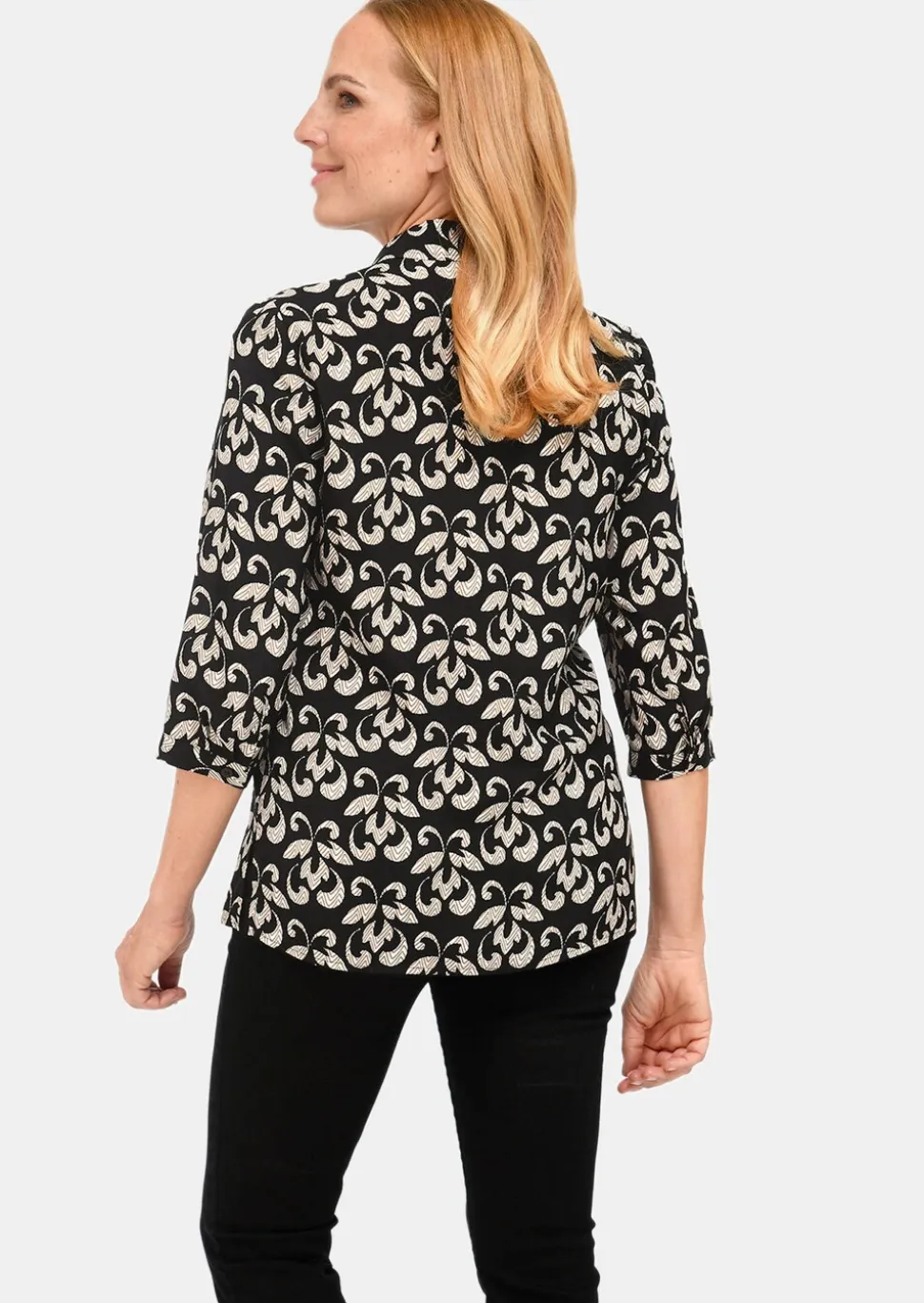 Chemisier avec patte de boutonnage