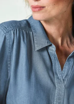 Chemisier en denim Tencel