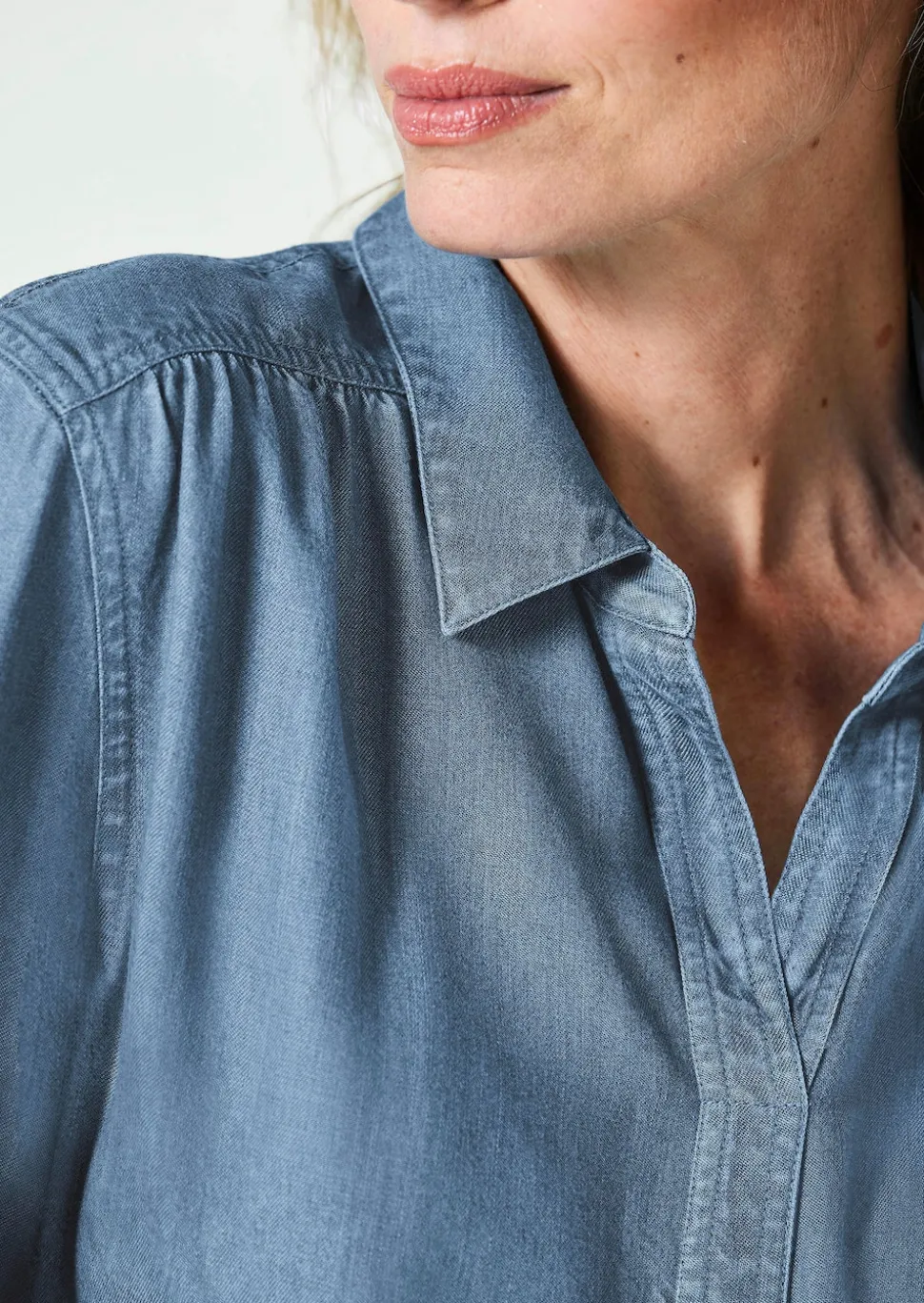 Chemisier en denim Tencel