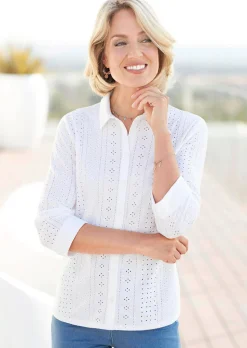 Chemisier en dentelle extensible