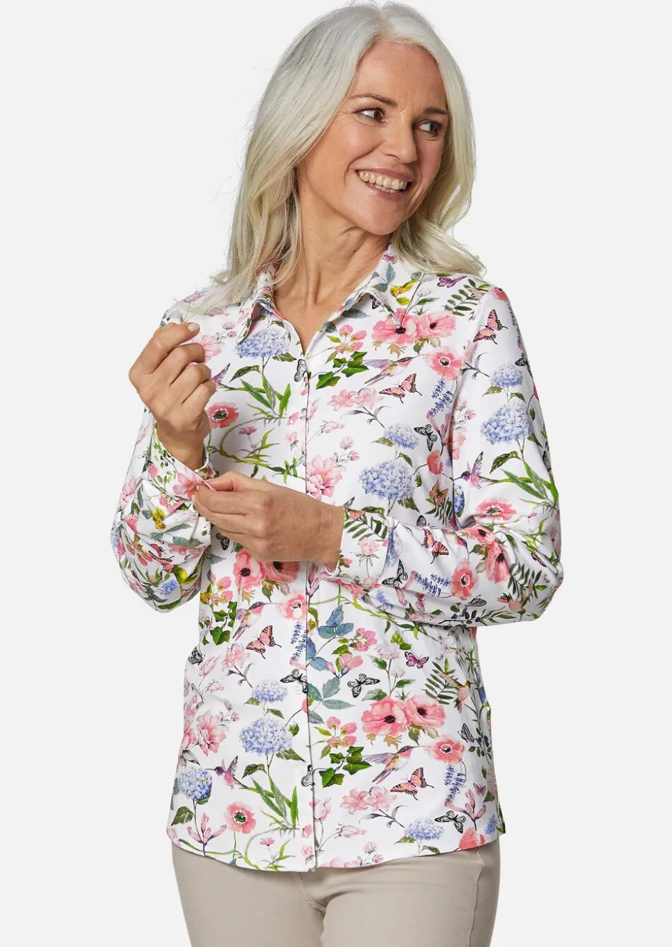 Chemisier en jersey extensible