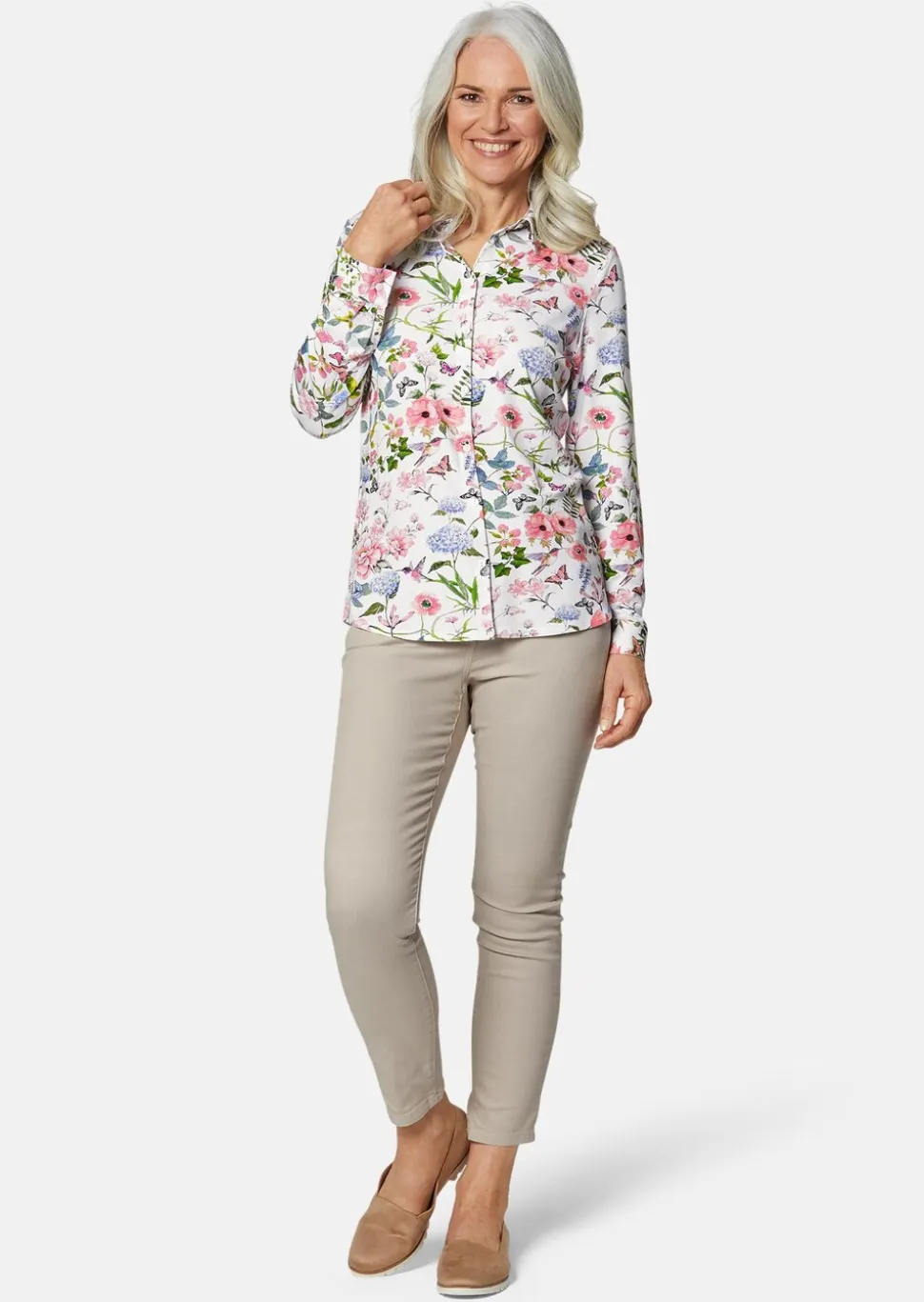 Chemisier en jersey extensible