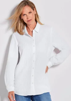 Chemisier en mousseline de coton