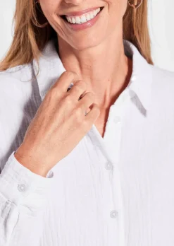 Chemisier en mousseline de coton