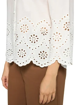 Chemisier en pur coton agrémenté d’une broderie séduisante