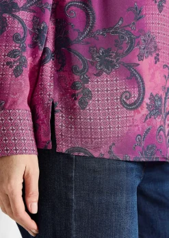 Chemisier en satin de viscose.