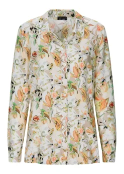 Chemisier en viscose avec motif floral