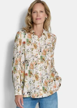 Chemisier en viscose avec motif floral