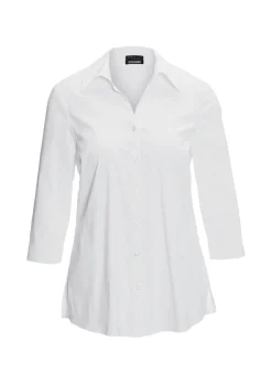 Chemisier extensible, très confortable, en coton