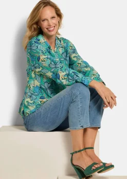 Chemisier léger avec col chemise