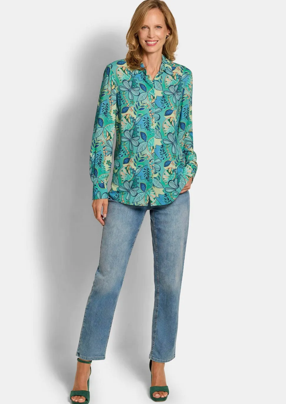 Chemisier léger avec col chemise