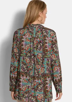 Chemisier long en pure viscose