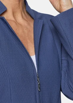 Confortable blazer en jersey structuré