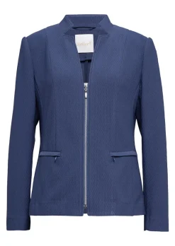 Confortable blazer en jersey structuré