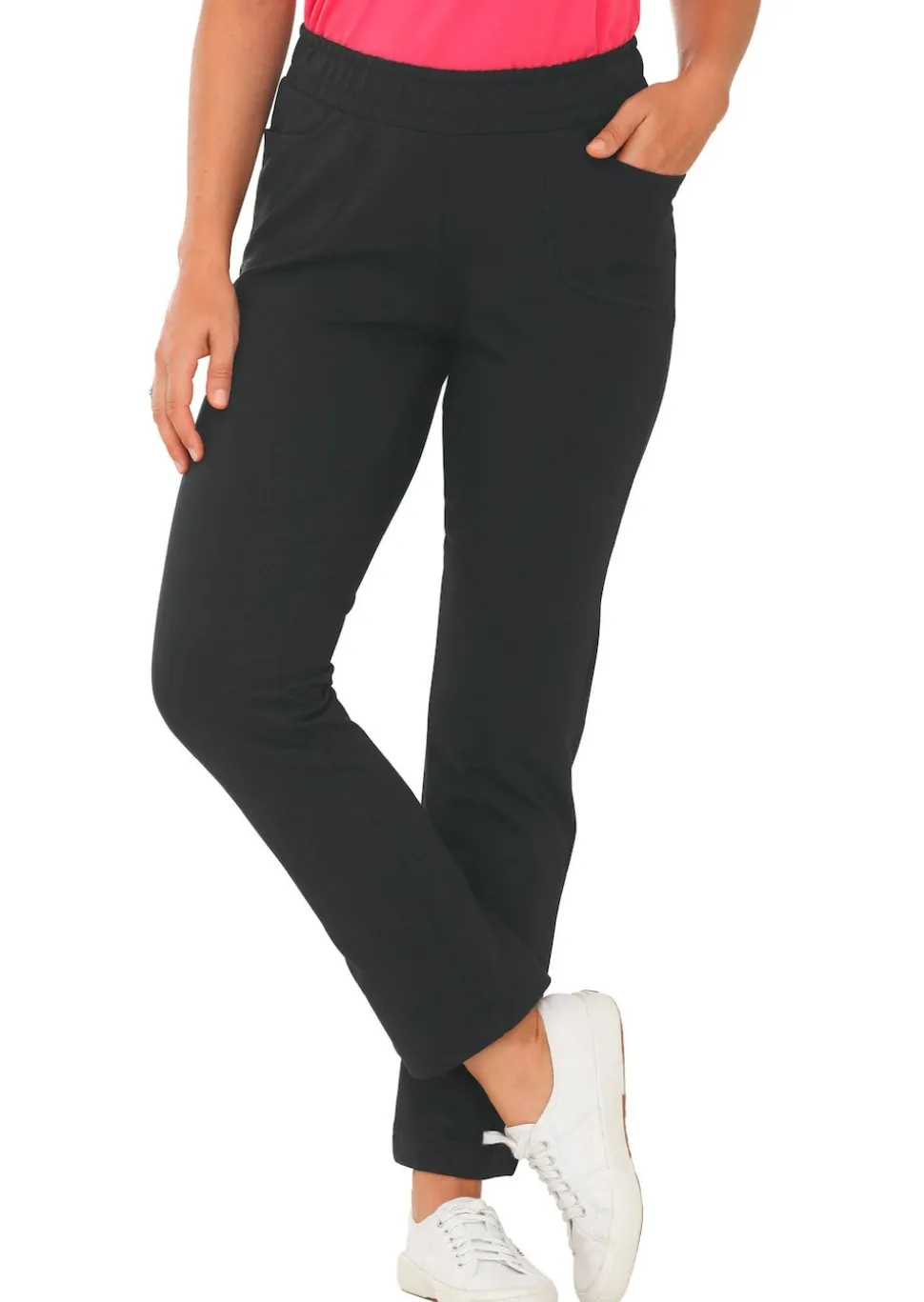 Confortable pantalon de jogging à taille élastiquée