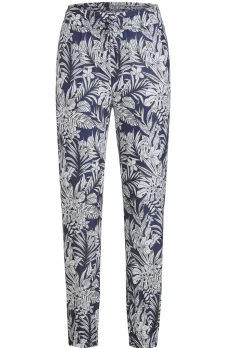 Confortable pantalon de jogging imprimé feuilles