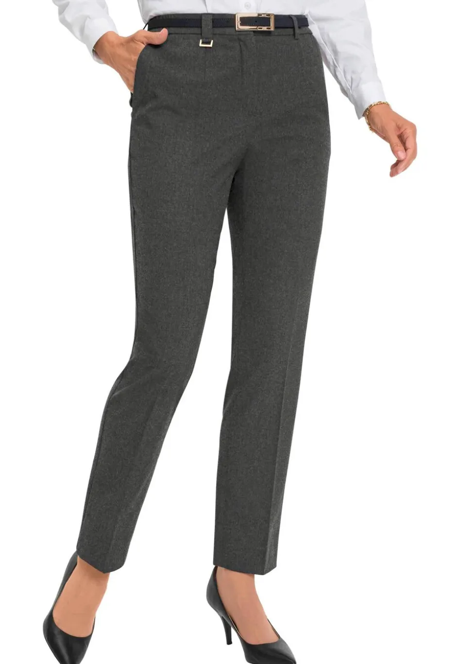 Confortable pantalon LOUISA avec pli