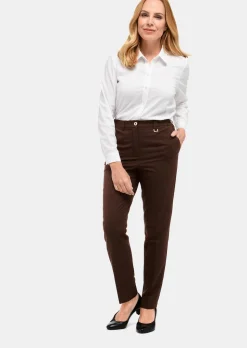 Confortable pantalon LOUISA COMFORT+ avec pli