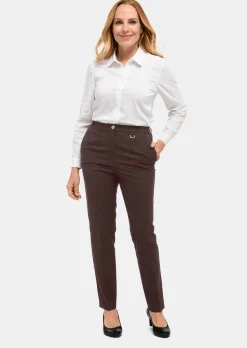 Confortable pantalon LOUISA avec pli