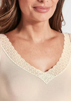 Débardeur en Modal avec dentelle