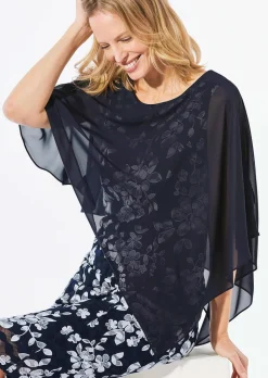 Elégante robe en dentelle et mousseline
