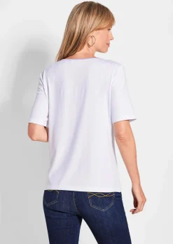 Elégant T-shirt avec motif à l'avant